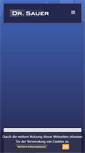 Mobile Screenshot of lungenfacharzt-muenchen-sauer.de